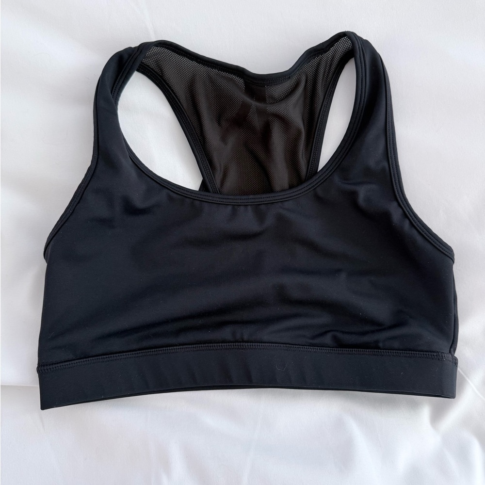 Senita Black Sports Bra